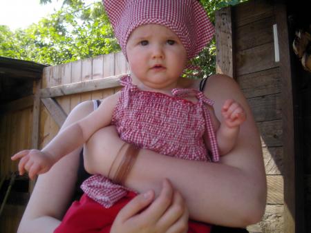 dans les bras de maman